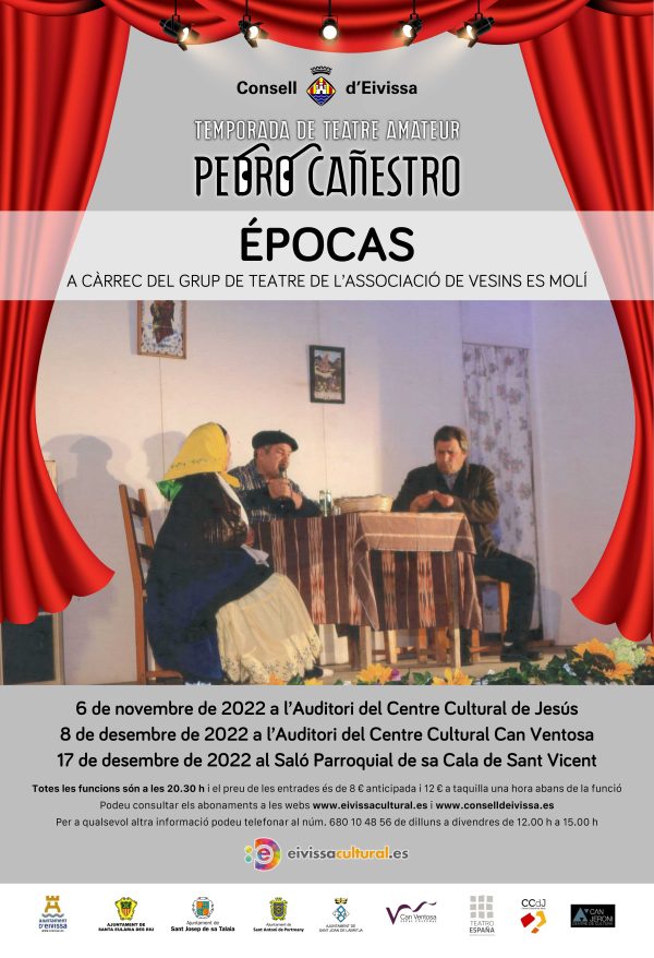  Temporada de Teatro Amateur 'Pedro Cañestro': Épocas